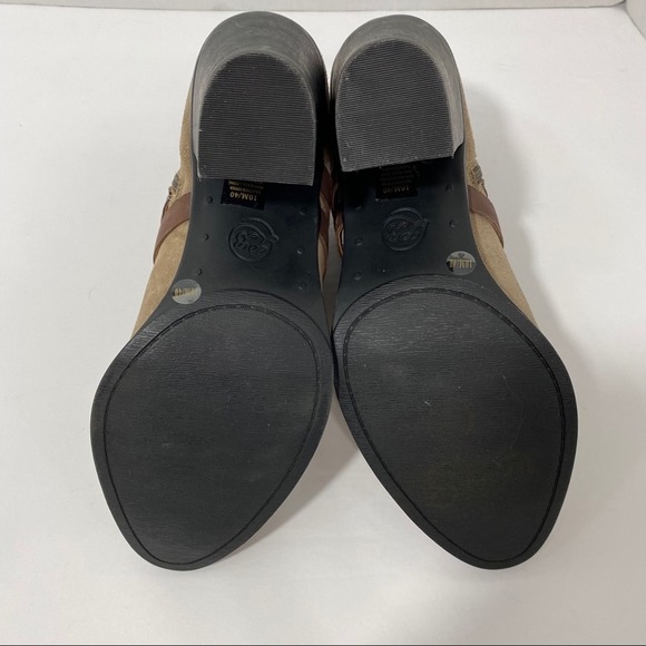 Lucky Brand Elwood Strappy Ankle Boot Brown Size 10 - Picture 13 of 14